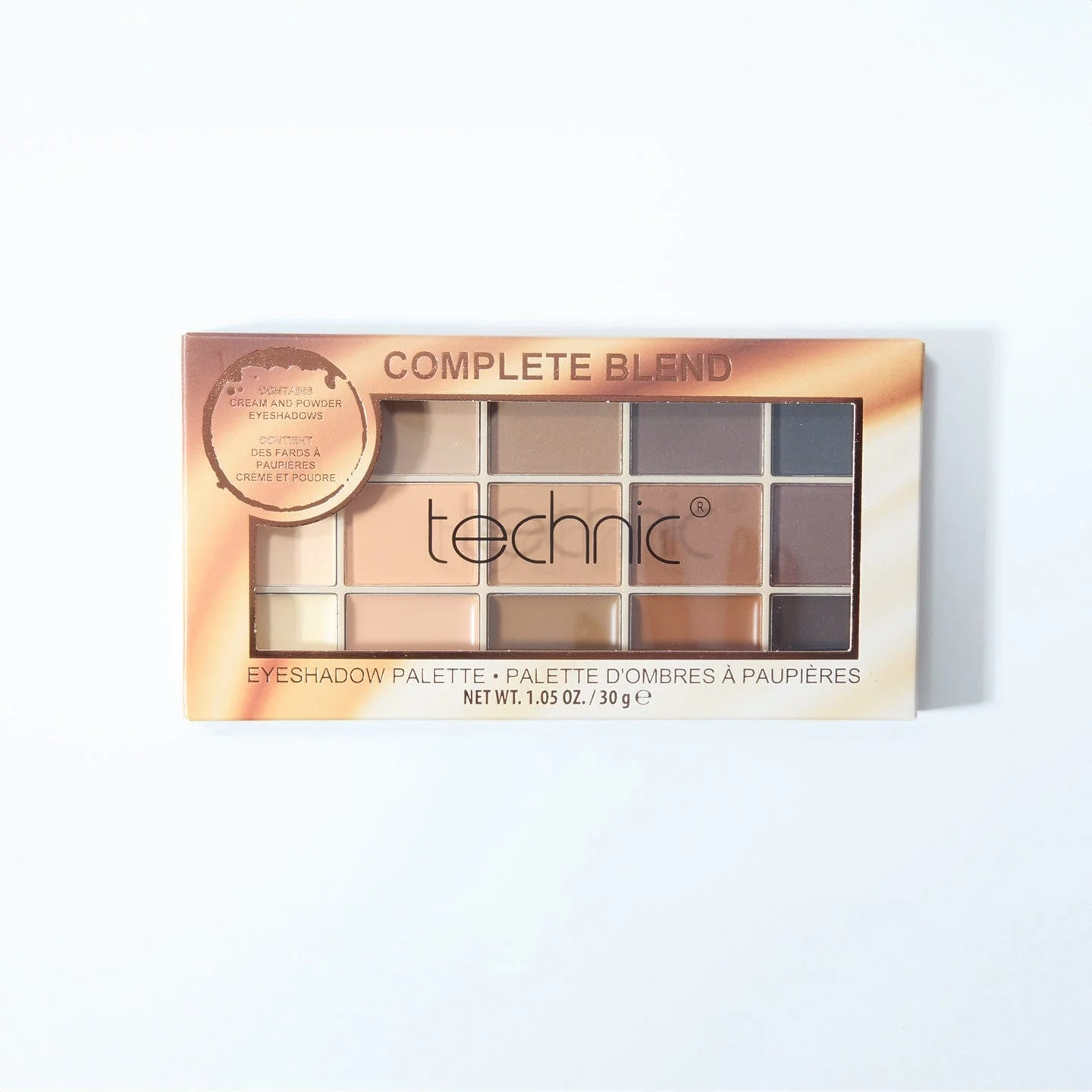 TECHNIC 15 PAN EYESHADOW PALETTE - COMPLETE BLEND